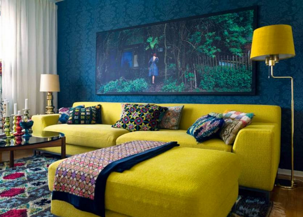 The Best Yellow Living Room Ideas 12