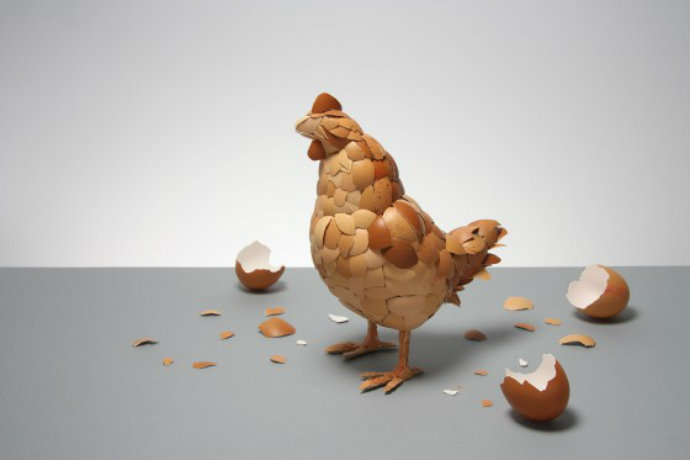 Covetedition-Household Objects Recycled into Art Masterpieces- egg shells