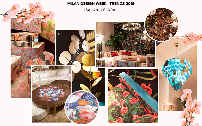 Design Trends From Milan Design Week 2019: Floral Patterns 